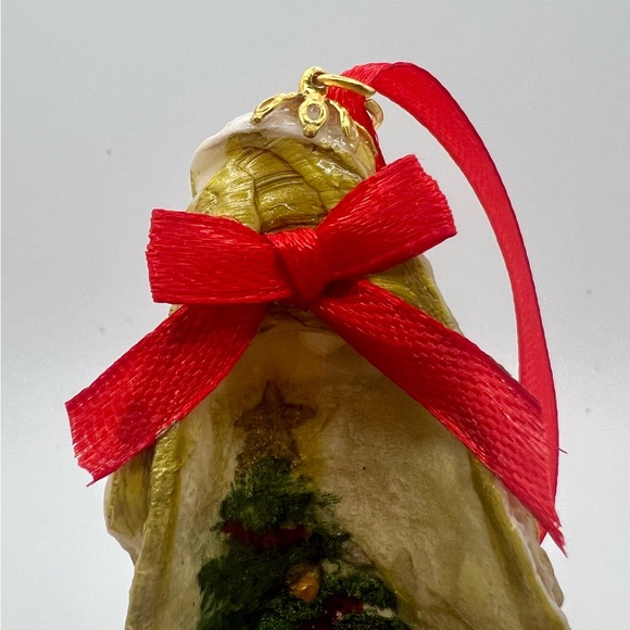 Festive Christmas Tree Ornament with Red Ribbon - Picture 5 of 8